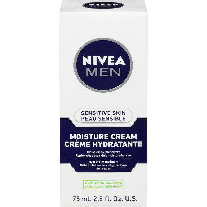 NIVEA MEN Sensitive Skin Face Moisture Cream 75 mL