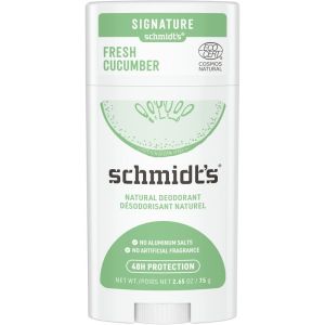 Schmidt's Natural Deodorant Stick Fresh Cucumber, 48 Hour Protection, Vegan, Cruelty-Free, 75g