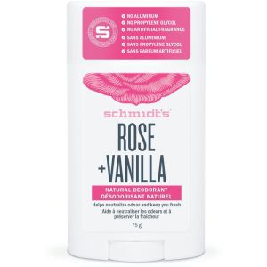Schmidt's Rose + Vanilla Aluminum-Free Natural Deodorant