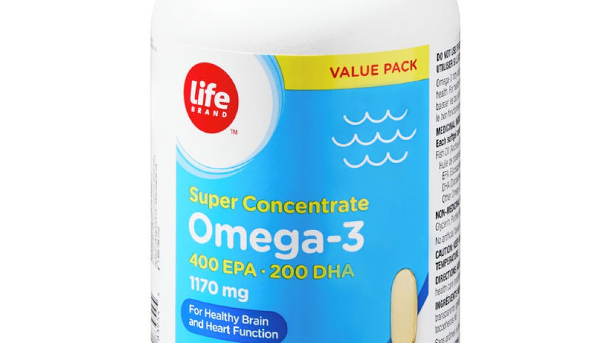 Life Brand Omega 1170mg Super Concentrate 200 Capsules CTC Health