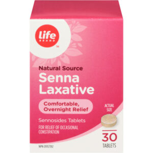 Life Brand LB Senna Laxative 30 ea - Relief for Occasional Constipation