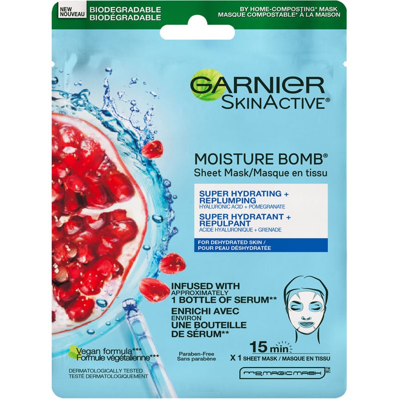 Garnier SkinActive Moisture Bomb Super Hydrating Replumping Sheet Mask