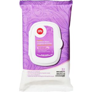 Life Brand LB Feminine Wipes 32 Wipes