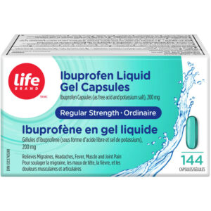 Life Brand LB Ibuprofen Liquid Capsule 144 Count