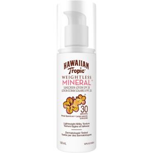 Hawaiian Tropic Weightless Mineral Lotion Body Lotion SPF 30