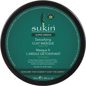 Sukin Super Greens Detoxifying Clay Mask 100 mL
