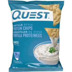 Quest Ranch Style Protein Chips - 19g Protein, 9 Essential Amino Acids, No Soy