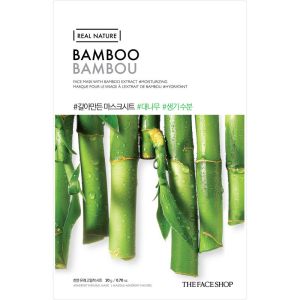 The Face Shop Real Nature Mask Bamboo 20g - Revitalizing Hydrating Sheet Mask