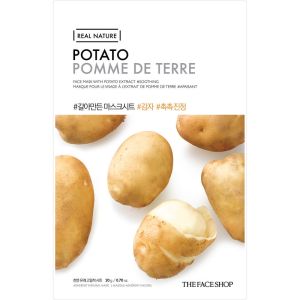 The Face Shop Real Nature Mask Potato 20g - Soothing Sheet Mask for Tired Skin