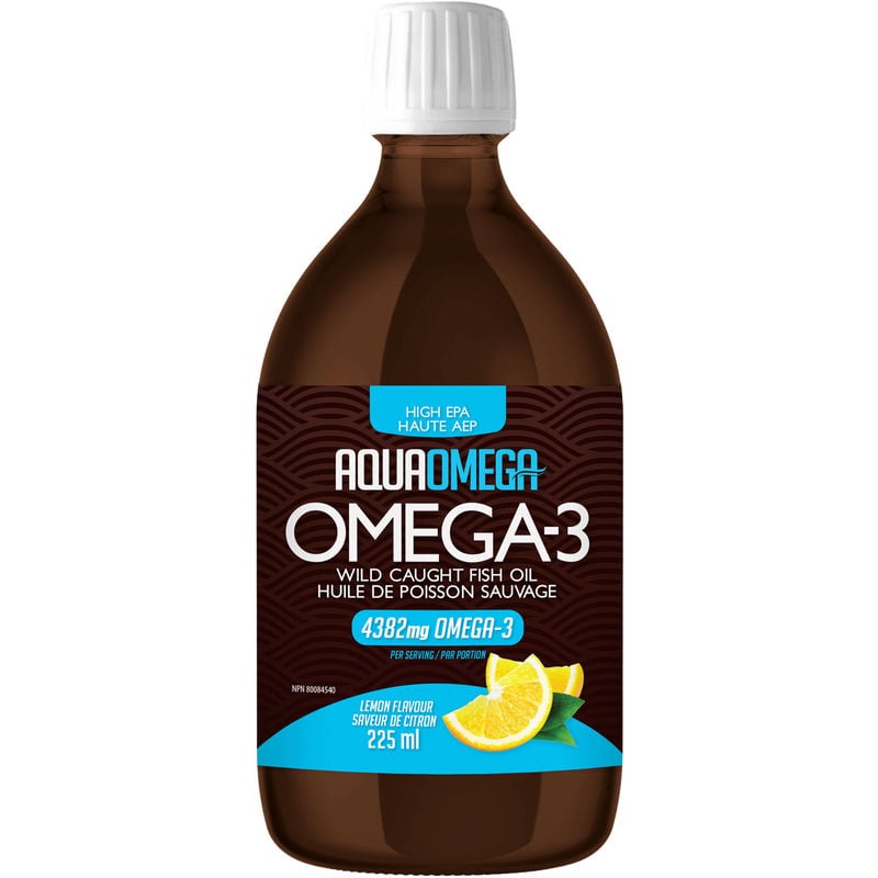 Paleoethics AquaOmega Fish Oil High Potency EPA - Lemon 225 mL