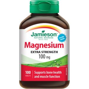 Jamieson Magnesium 100 mg 100 Count