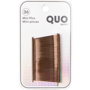 Quo Beauty Mini Bobby Pins Brown 36 ea