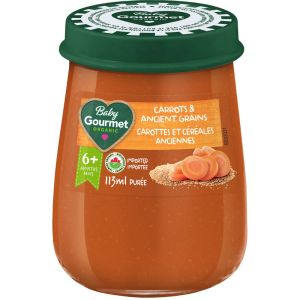 Baby Gourmet Carrots & Ancient Grains 113 mL