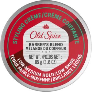 Old Spice Barber's Blend Styling Cream for Men with Aloe, 85g
