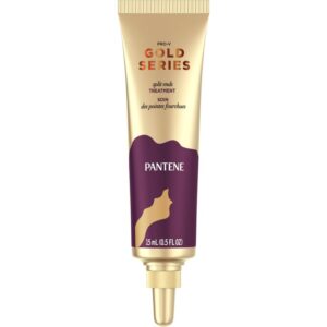 Pantene Gold Series Split Ends Treatment for Curly, Coily Hair, Pack of 4, 15 mL each 60 mL