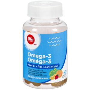 Life Brand Omega-3 Vitamin Gummies 60 Count