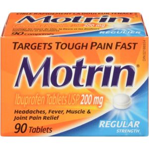 Motrin Regular Strength Pain Relief Ibuprofen 200mg 90 ea