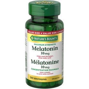 Natures Bounty Maximum Strength Melatonin 10 mg 120 Count