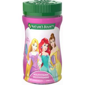 Natures Bounty Disney Princess Multivitamin Gummies - 60 Count