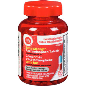 Life Brand Extra Strength Acetaminophen Tablets 120 ea