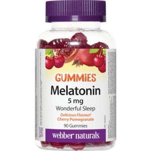 Webber Melatonin 5mg, Gummy 90 ea