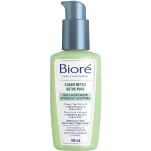 Biore Clean Detox Hydrating Moisturizer for Normal to Combination Skin 100 mL