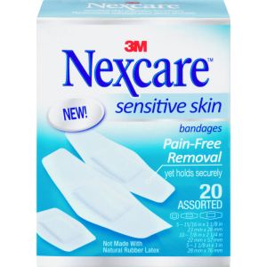 Nexcare Sensitive Skin Bandages Clipstrip 43.54 g