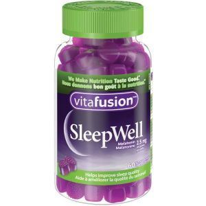 Vitafusion SleepWell Gummy Supplements with Melatonin 60 Count