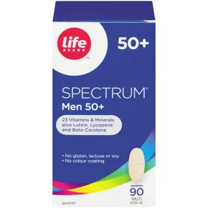 Life Brand Spectrum Multivitamin Men 50+ 90 TAB