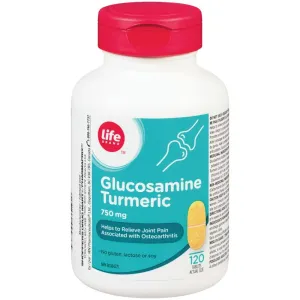 Life Brand Glucosamine Turmeric 750mg 120 TAB
