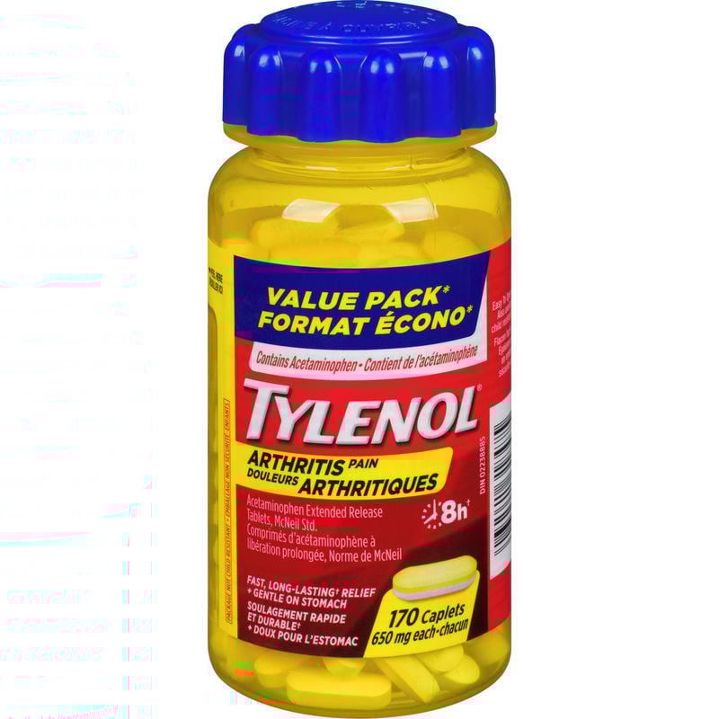 TYLENOL Arthritis Pain Relief Acetaminophen 650mg 170 ea