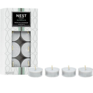 NEST Fragrances White Tea & Rosemary Tealight Refills