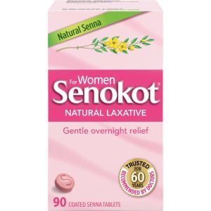 SENOKOT For Women Natural Senna Laxative - 90 Tablets