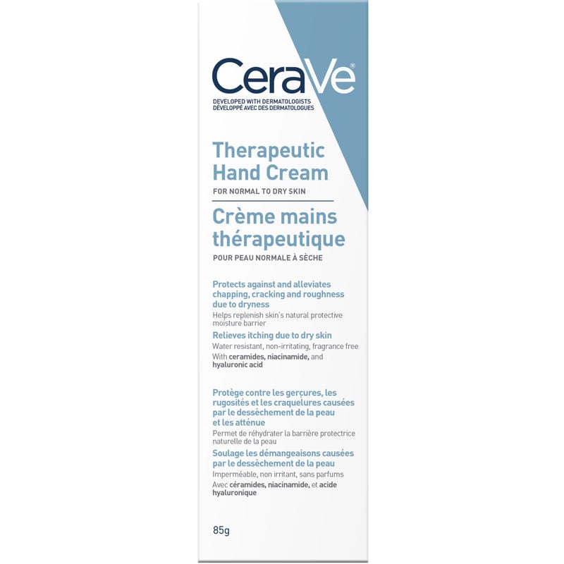 CeraVe Therapeutic Hand Cream with Hyaluronic Acid & 3 Ceramides 85 G