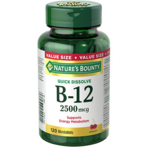 Nature's Bounty Vitamin B12 Supplement, 2500mcg 120 Count