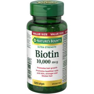 Natures Bounty Maximum Strength Biotin 10000 Mg 120 Count