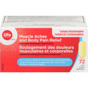 Life Brand LB Muscle Aches & Body Pain 72 ea