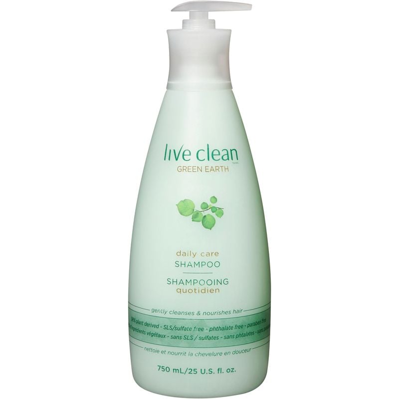 Live Clean Green Earth Daily Care Shampoo 750 mL