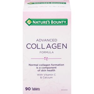 Nature's Bounty Advanced Collagen Formula with Vitamin C and Calcium 90 Count