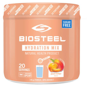 Biosteel Hydration Mix Peach Mango 140g - Sugar-Free, Natural Health Product