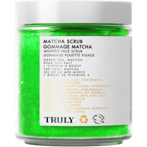Truly Beauty Matcha Scrub 120 mL - Natural Exfoliating Scrub for Glowing Skin