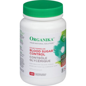 Organika Blood Sugar Control Vegetarian Capsules 120 Capsules