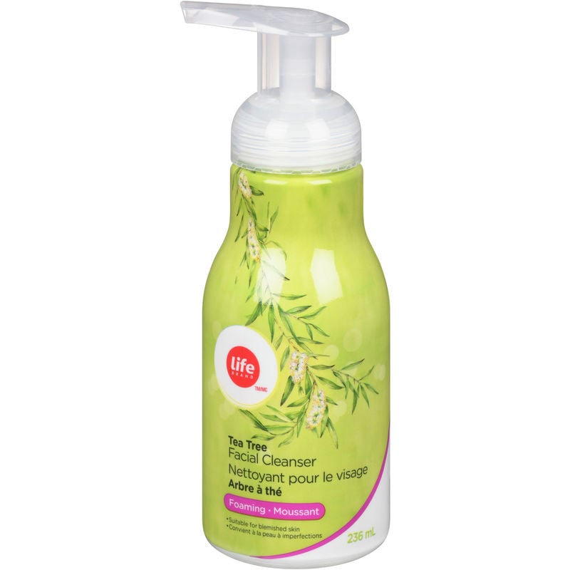 Life Brand Tea Tree Foaming Facial Cleanser 236 mL