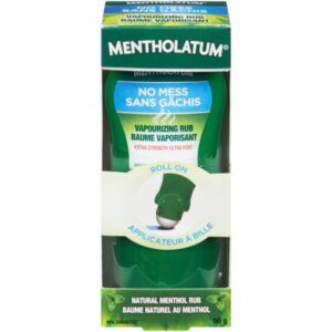 Mentholatum No Mess Natural Menthol Rub Roll On