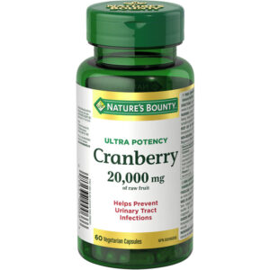 NATURES BOUNTY Ultra Potency Cranberry 20,000 mg 60 Count