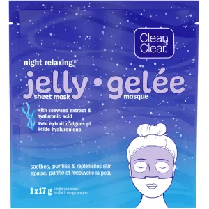 Clean & Clear Night Relaxing Jelly Sheet Mask