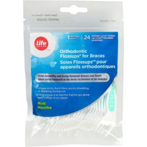 Life Brand LB Ortho Flossers for Braces 24 pcs