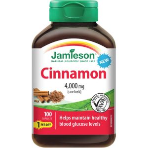 Jamieson Cinnamon 4,000 mg 100 Capsules