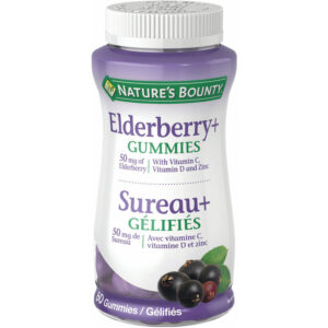 Nature's Bounty Elderberry Gummies with Vitamin C, Vitamin D and Zinc
