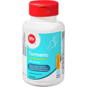 Life Brand Turmeric with Bromelain 300/150mg Capsules